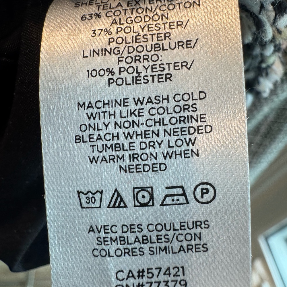 Ann Taylor Tweed Jacket w fringed trim m - Picture 5 of 6